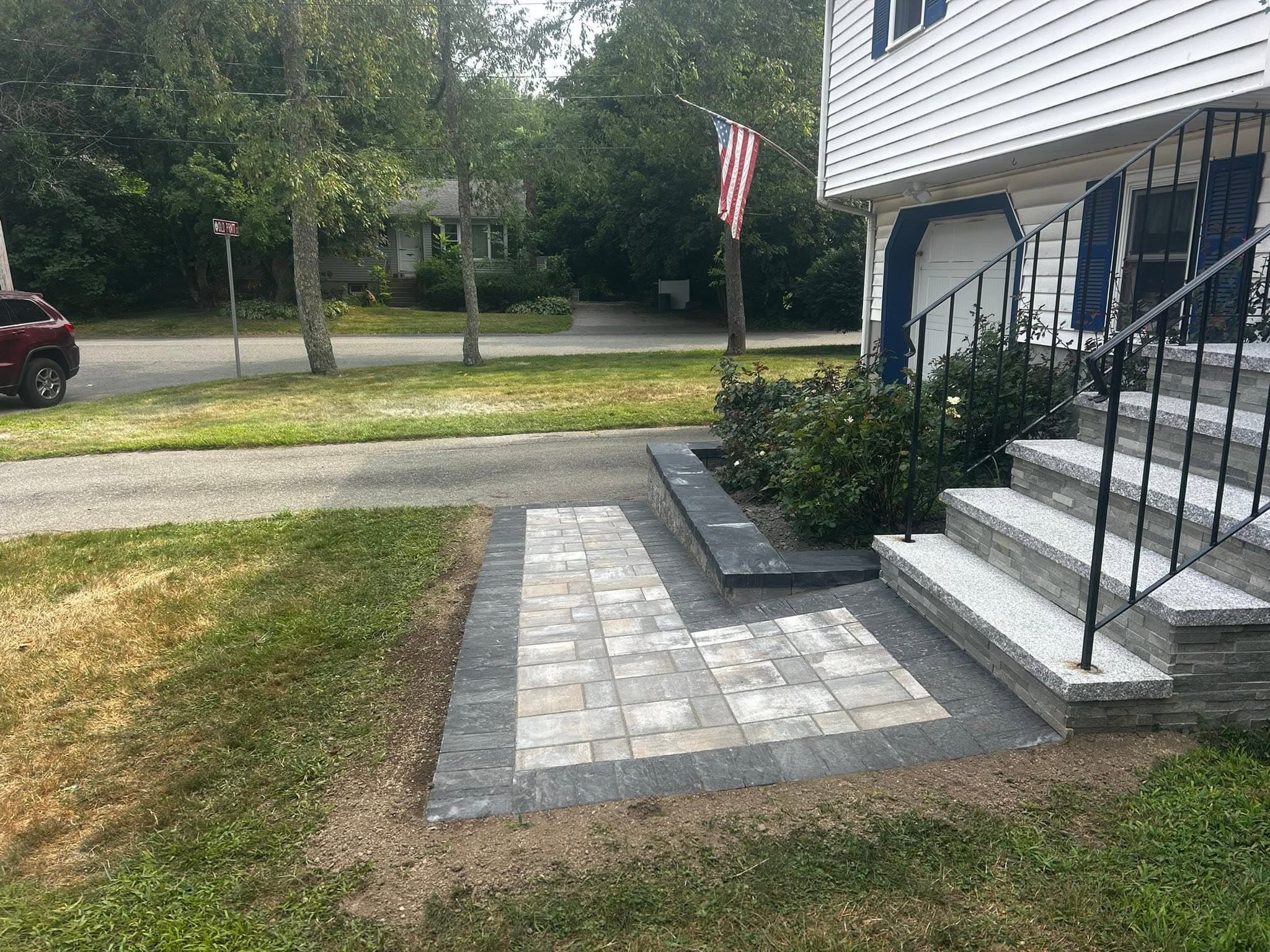 Keith White Landscaping finished project